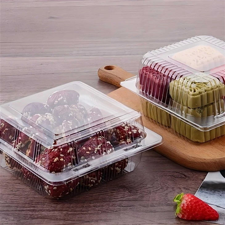 8oz - 48 oz clear PET plastic cake box wholesale
