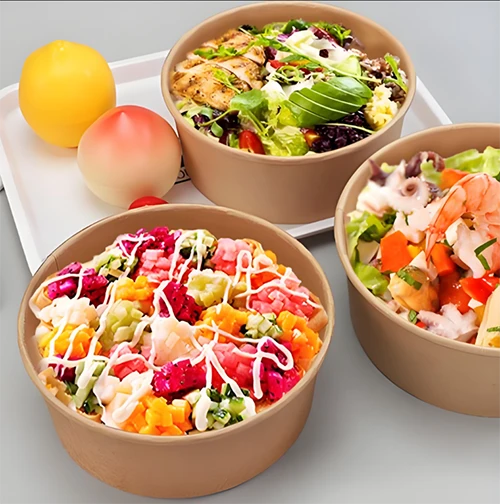 Kraft Round 1000ml Kraft Bowl